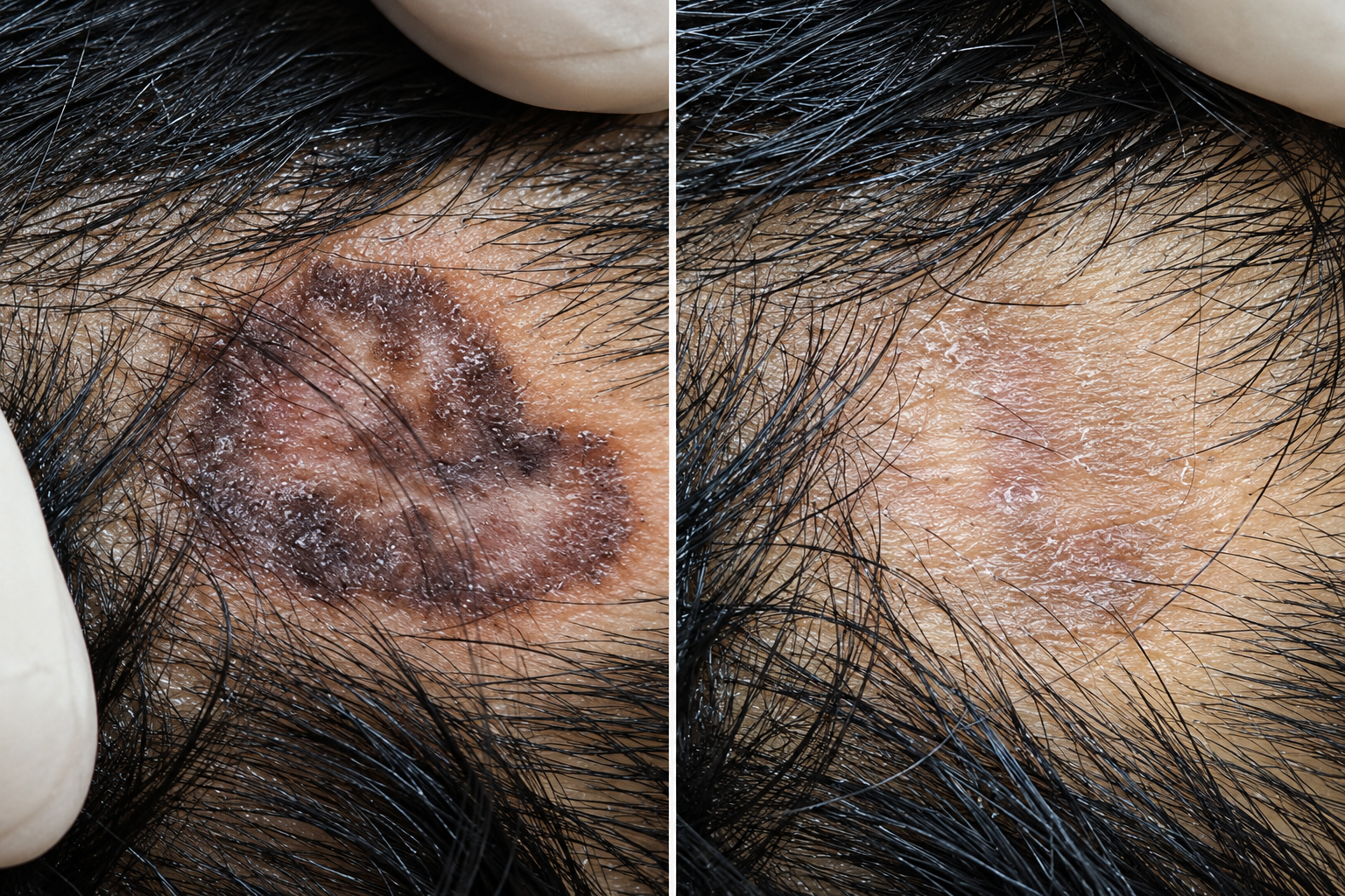 Before and after clinical clearance of